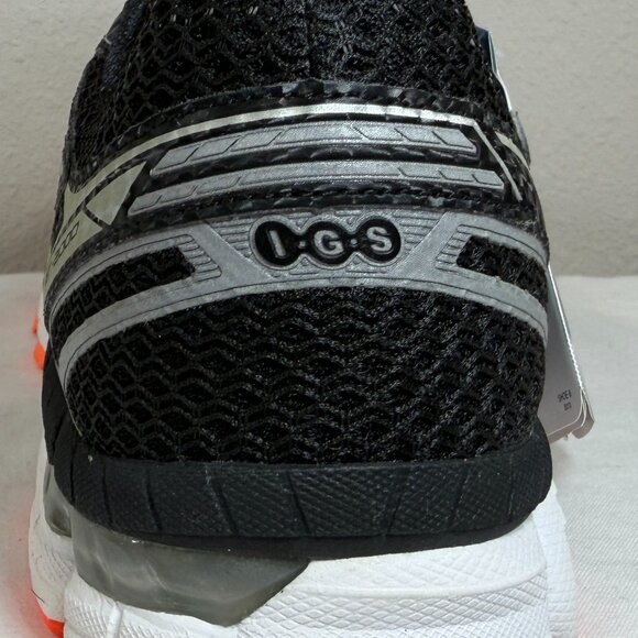 ASICS GT-2000 2 Lite-Show Men’s Running Shoes Black/Lite/Flash Orange Size 9 NEW - Picture 12 of 16